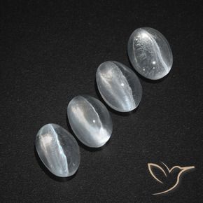 Shop natural 4.08ct Blanc clair Sillimanite œil de chat gems, ovale, from Madagascar at GemSelect. In stock, global shipping!