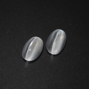 Achetez naturel ct gris sillimanite cat's eye gems, coupe ovale, en provenance madagascar chez gemselect. en stock, livraison internationale!