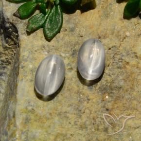 Shop natural 1.37ct Blanc Sillimanite œil de chat gems, ovale, from Madagascar at GemSelect. In stock, global shipping!