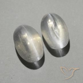 Shop natural 1.80ct Blanc chaud Sillimanite œil de chat gems, ovale, from Madagascar at GemSelect. In stock, global shipping!