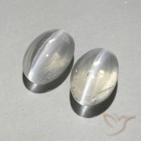 Shop natural 1.89ct Blanc chaud Sillimanite œil de chat gems, ovale, from Madagascar at GemSelect. In stock, global shipping!