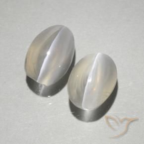 Shop natural 2.10ct Blanc chaud Sillimanite œil de chat gems, ovale, from Madagascar at GemSelect. In stock, global shipping!