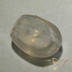 Sillimanite œil de chat Jaune clair naturelle ovale, 1.71 ct, Transparent