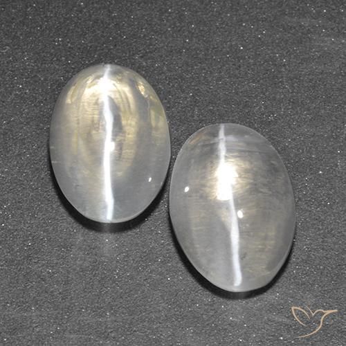 Shop natural 2.69ct Blanc chaud Sillimanite œil de chat gems, ovale, from Madagascar at GemSelect. In stock, global shipping!