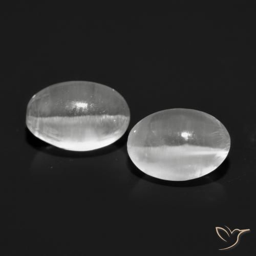Shop natural 2.06ct Gris très clair Sillimanite œil de chat gems, ovale, from Madagascar at GemSelect. In stock, global shipping!
