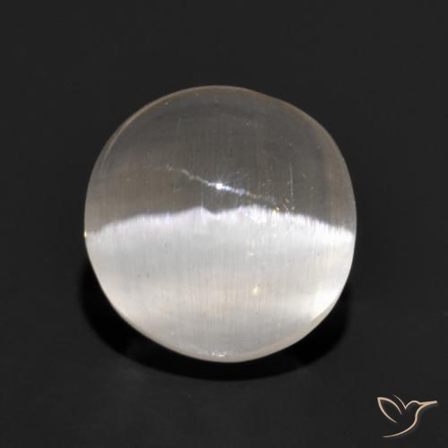 Sillimanite œil de chat Gris très clair naturelle Tour, 1.87 ct, Translucide
