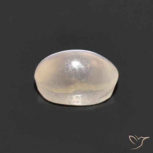 Sillimanite œil de chat Gris très clair naturelle ovale, 1.00 ct, Transparent