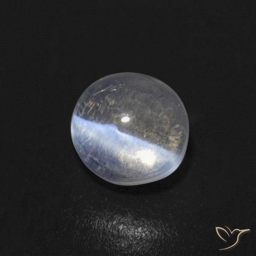 Sillimanite œil de chat Clair naturelle ovale, 0.85 ct, Transparent