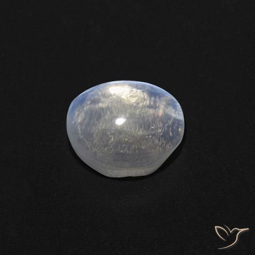 Sillimanite œil de chat Clair naturelle ovale, 0.85 ct, Transparent