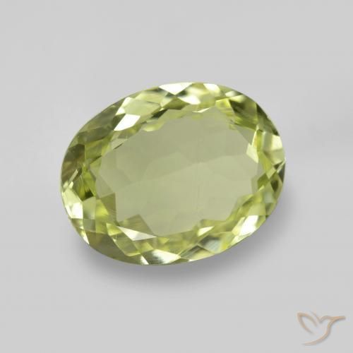 Sillimanite Jaune moyen naturelle ovale, 2.03 ct, VS