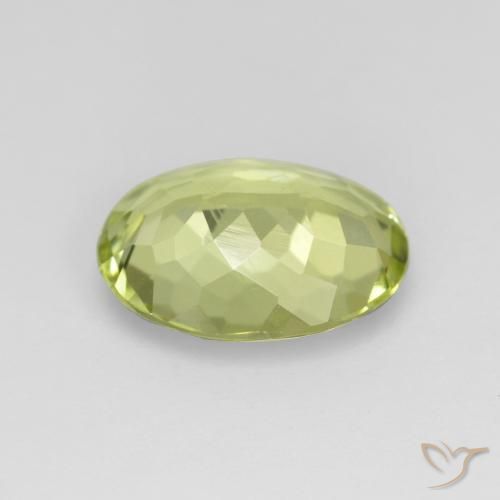 Sillimanite Jaune moyen naturelle ovale, 2.03 ct, VS