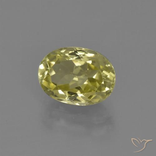2.30ct Naturel Jaune doré léger Sillimanite, ovale, VVS-VS