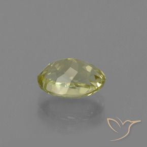 Sillimanite Jaune moyen naturelle ovale, 2.08 ct, VS