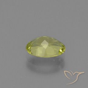 Sillimanite Jaune clair naturelle ovale, 1.13 ct, VVS-VS