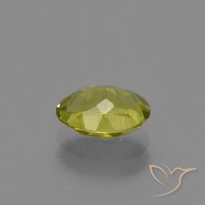 Sillimanite Jaune moyen naturelle ovale, 1.33 ct, VS