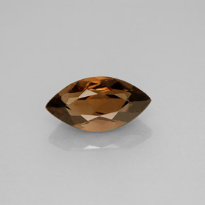 Quartz fumé marron naturelle marquise, 1,71 ct, VS