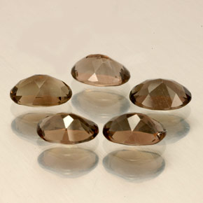 Achetez naturel ct marron quartz fumé gems, coupe ovale, en provenance brésil chez gemselect. en stock, livraison internationale!