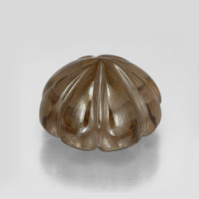 Quartz fumé brun fumé naturelle transparent, 10,74 ct, transparent / translucide