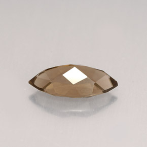 Quartz fumé marron naturelle marquise, 1,43 ct, VS
