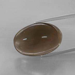 Quartz fumé marron naturelle transparent, 32,73 ct, transparent / translucide