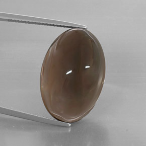 Quartz fumé marron naturelle transparent, 32,73 ct, transparent / translucide