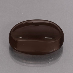 Quartz fumé marron naturelle transparent, 31,15 ct, transparent / translucide