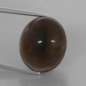 Quartz fumé marron naturelle transparent, 32,19 ct, transparent / translucide