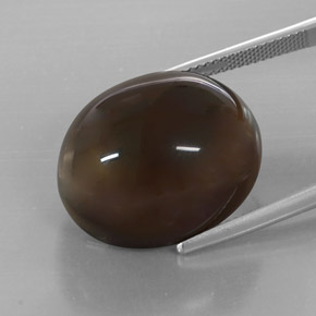 Quartz fumé marron naturelle transparent, 32,19 ct, transparent / translucide