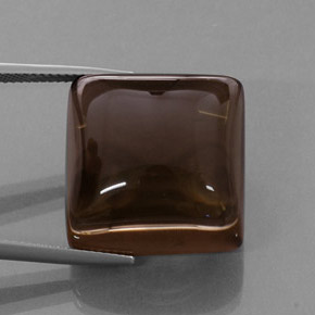 Quartz fumé marron naturelle transparent, 44,13 ct, transparent / translucide