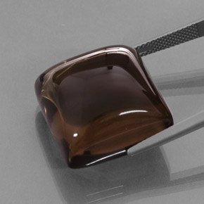 Quartz fumé marron naturelle transparent, 44,13 ct, transparent / translucide