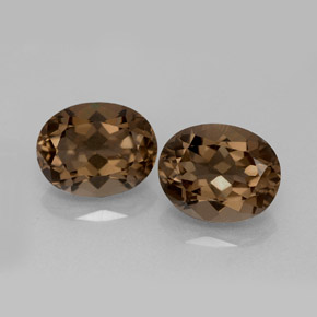 Achetez naturel ct marron quartz fumé gems, coupe ovale, en provenance brésil chez gemselect. en stock, livraison internationale!