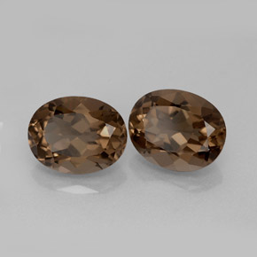 Achetez naturel ct marron quartz fumé gems, coupe ovale, en provenance brésil chez gemselect. en stock, livraison internationale!