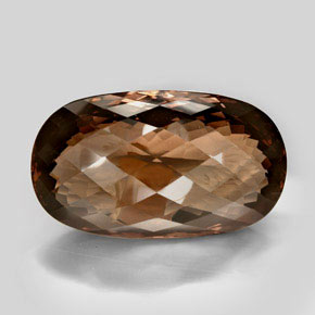 Quartz fumé marron naturelle coupe ovale, 605,33 ct, VVS