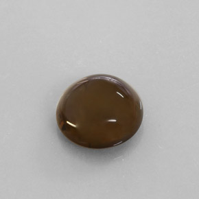 Quartz fumé marron naturelle transparent, 6,22 ct, transparent / translucide