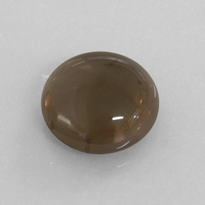 Quartz fumé marron naturelle transparent, 6,15 ct, transparent / translucide
