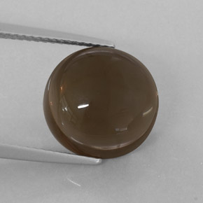 Quartz fumé marron naturelle transparent, 7,52 ct, transparent / translucide