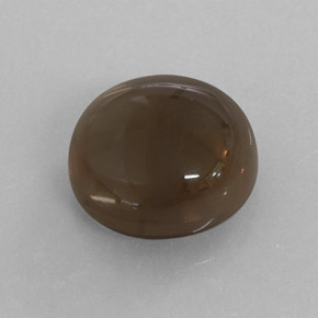 Quartz fumé marron naturelle transparent, 7,52 ct, transparent / translucide