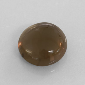 Quartz fumé marron naturelle transparent, 6,40 ct, transparent / translucide