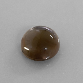 Quartz fumé marron naturelle transparent, 6,72 ct, transparent / translucide