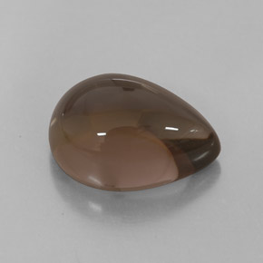 Quartz fumé marron naturelle transparent, 6,75 ct, transparent / translucide