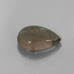 Quartz fumé marron naturelle transparent, 3,83 ct, transparent / translucide
