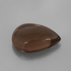 Quartz fumé marron naturelle transparent, 3,86 ct, transparent / translucide
