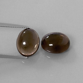 Achetez naturel ct marron quartz fumé gems, coupe ovale, en provenance brésil chez gemselect. en stock, livraison internationale!