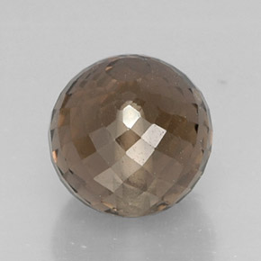 Quartz fumé marron naturelle sphère / boule, 7,00 ct, VVS-VS
