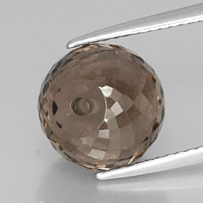 Quartz fumé marron naturelle sphère / boule, 7,00 ct, VVS-VS