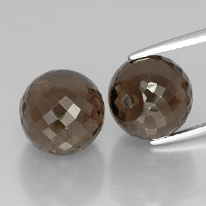 Achetez naturel ct marron quartz fumé gems, sphère / boule, en provenance brésil chez gemselect. en stock, livraison internationale!