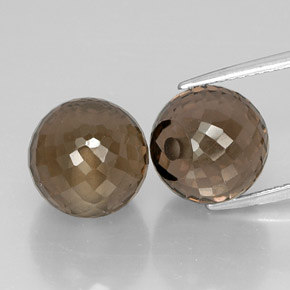 Achetez naturel ct marron quartz fumé gems, sphère / boule, en provenance brésil chez gemselect. en stock, livraison internationale!