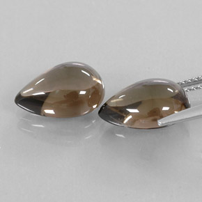 Achetez naturel ct marron quartz fumé gems, transparent, en provenance brésil chez gemselect. en stock, livraison internationale!