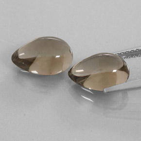 Achetez naturel ct marron quartz fumé gems, en forme de poire, en provenance brésil chez gemselect. en stock, livraison internationale!