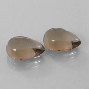 Achetez naturel ct marron quartz fumé gems, en forme de poire, en provenance brésil chez gemselect. en stock, livraison internationale!